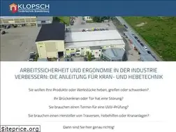 Sites similar to foerdertechnik-klopsch.de