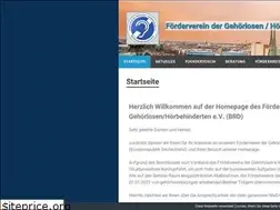 Sites similar to foerderverein-gehoerlos.de