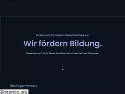 Sites similar to foerderverein-gym-ntz.de