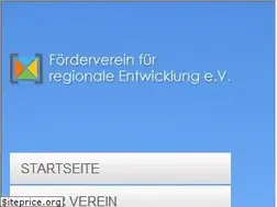 Sites similar to foerderverein-regionale-entwicklung.de