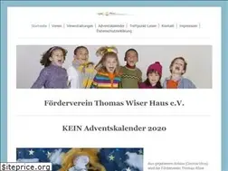 Sites similar to foerderverein-thomas-wiser-haus.de