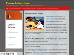 Sites similar to foghornleghornquotes.com