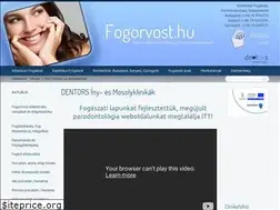 Sites similar to fogorvost.hu