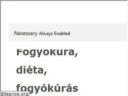 Sites similar to fogyokura.com