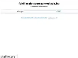 Sites similar to foldilaszlo.szerszamoslada.hu