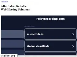 Sites similar to foleyrecording.com