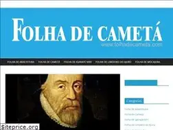 Sites similar to folhadecameta.com