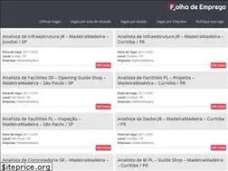 Sites similar to folhadeemprego.com