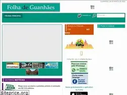 Sites similar to folhadeguanhaes.com.br