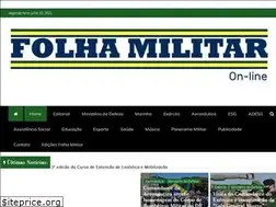Sites similar to folhamilitaronline.com.br