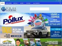 Sites similar to folhapatoense.com