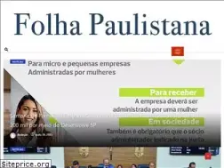 Sites similar to folhapaulistana.com.br