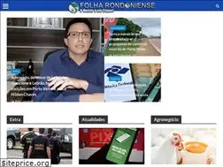 Sites similar to folharondoniense.com.br