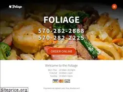 Sites similar to foliagerestaurant.com