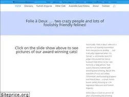 Sites similar to folieadeuxcats.net