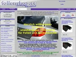 Sites similar to folienshop.cc