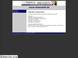 Sites similar to folienstift.de