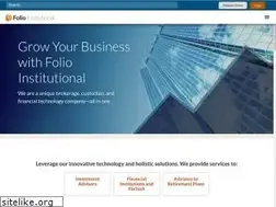Sites similar to folioinstitutional.com