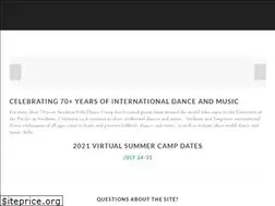Sites similar to folkdancecamp.org