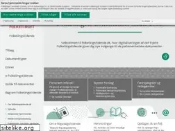 Sites similar to folketingstidende.dk