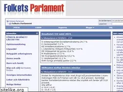 Sites similar to folketsparlament.se