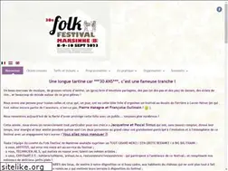 Sites similar to folkfestivalmarsinne.be