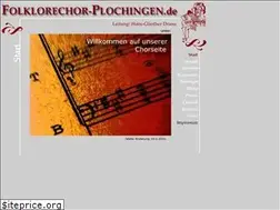 Sites similar to folklorechor-plochingen.de