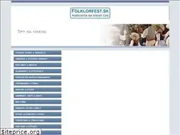 Sites similar to folklorfest.sk