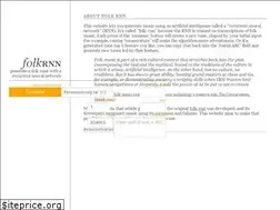 Sites similar to folkrnn.org