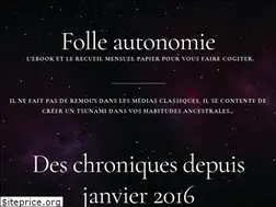 Sites similar to folleautonomie.com