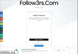 Sites similar to follow3rs.com