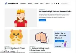 Sites similar to followchain.org