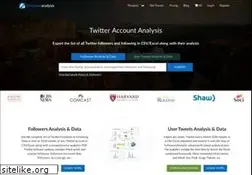 Sites similar to followersanalysis.com