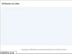 Sites similar to followerslikes.club