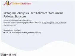 Sites similar to followerstat.com