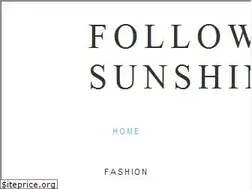 Sites similar to followingsunshine.com
