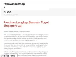 Sites similar to followrfootsteps.com