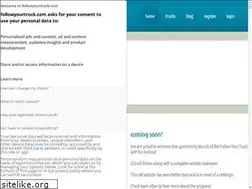 Sites similar to followyourtruck.com