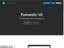 Sites similar to fomantic-ui.com