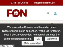 Sites similar to fon-institut.de