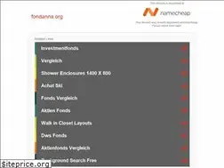 Sites similar to fondanna.org