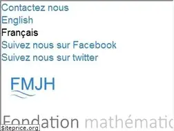 Sites similar to fondation-hadamard.fr