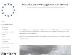 Sites similar to fondationderougemont.org