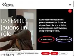 Sites similar to fondationdesartistes.ca