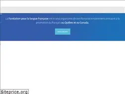 Sites similar to fondationlanguefrancaise.org