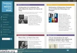 Sites similar to fondationshoah.org