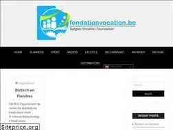 Sites similar to fondationvocation.be