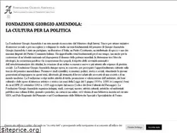 Sites similar to fondazioneamendola.it