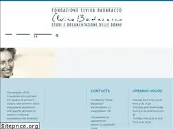 Sites similar to fondazionebadaracco.it