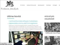 Sites similar to fondazionejuliusevola.it